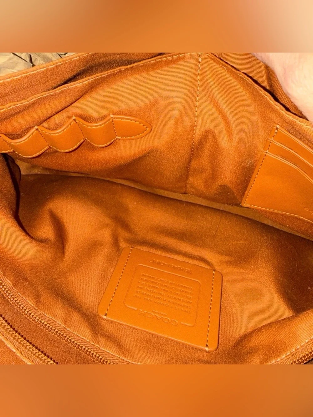 Coach Signature Canvas Briefcase in Brown with Black Trim